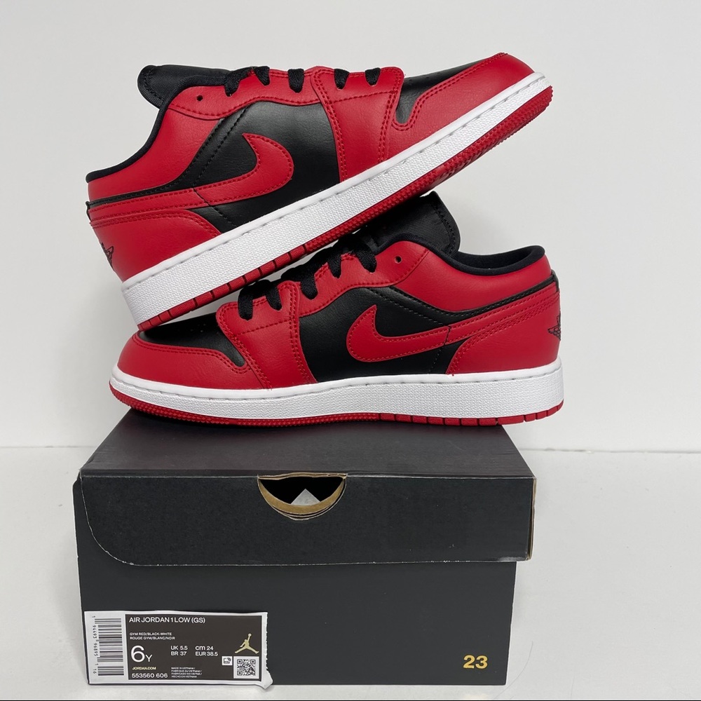 Nike Air Jordan 1 Retro Low Reverse Bred NEW - Picture 3 of 4